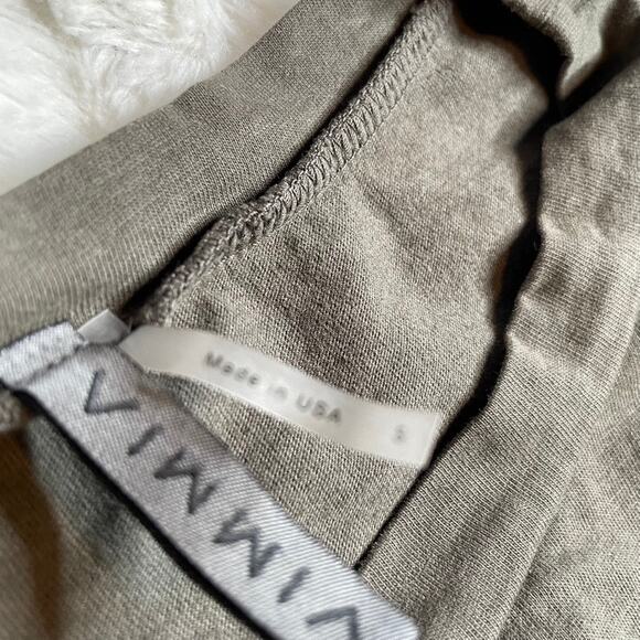 VIMMIA Grey Brown Slit Front Long Shirt Yoga Workout Small - Picture 4 of 5